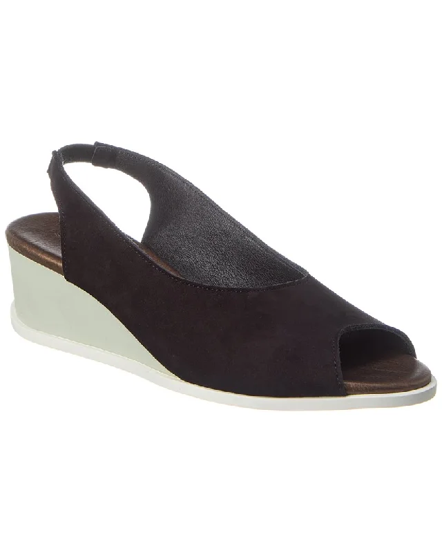 Forward Trendsetter Arche Suryli Suede Slingback Wedge Sandal