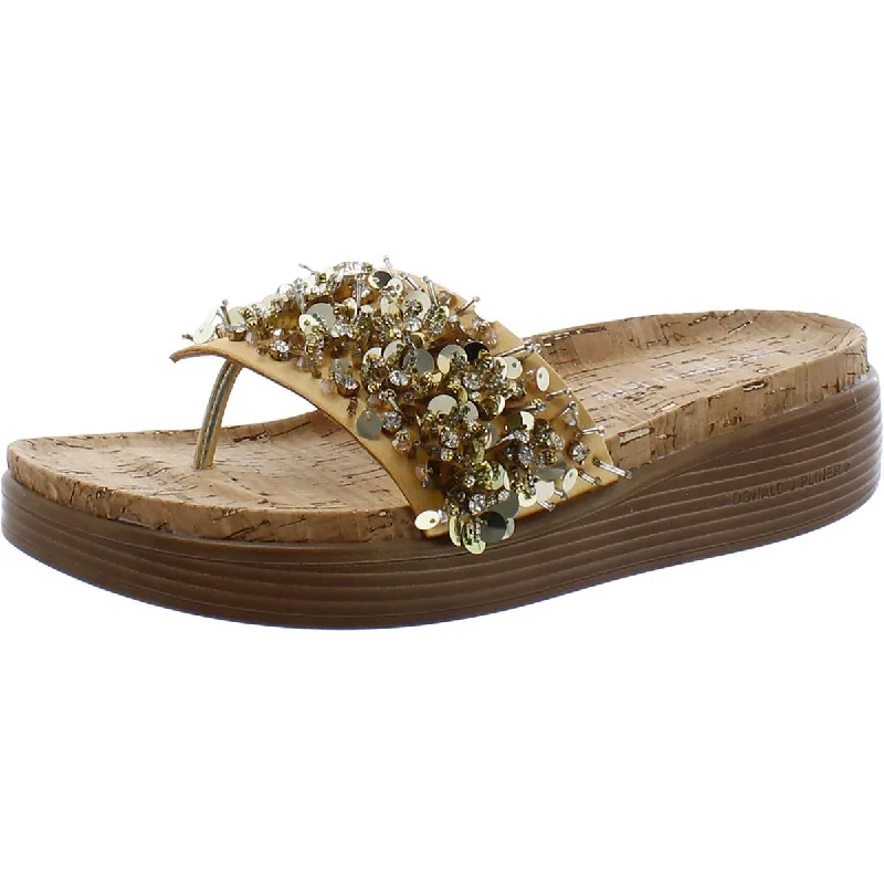 Limited-Time Offer FIFI Womens Faux Leather Slip On Slide Sandals