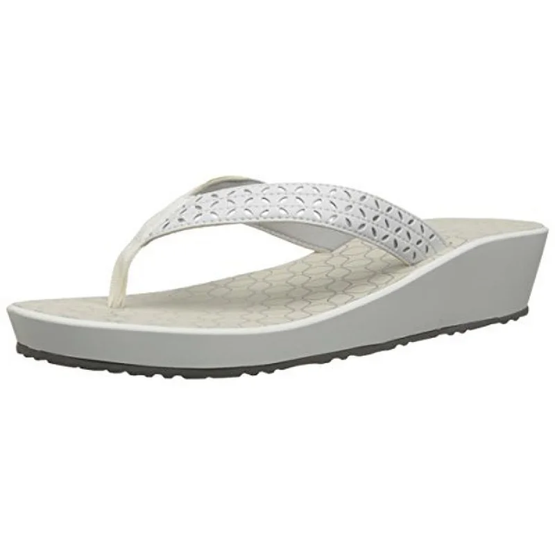 New Season Fashion Preview Liya Gander Womens Wedge Flip Flop Thong Sandals