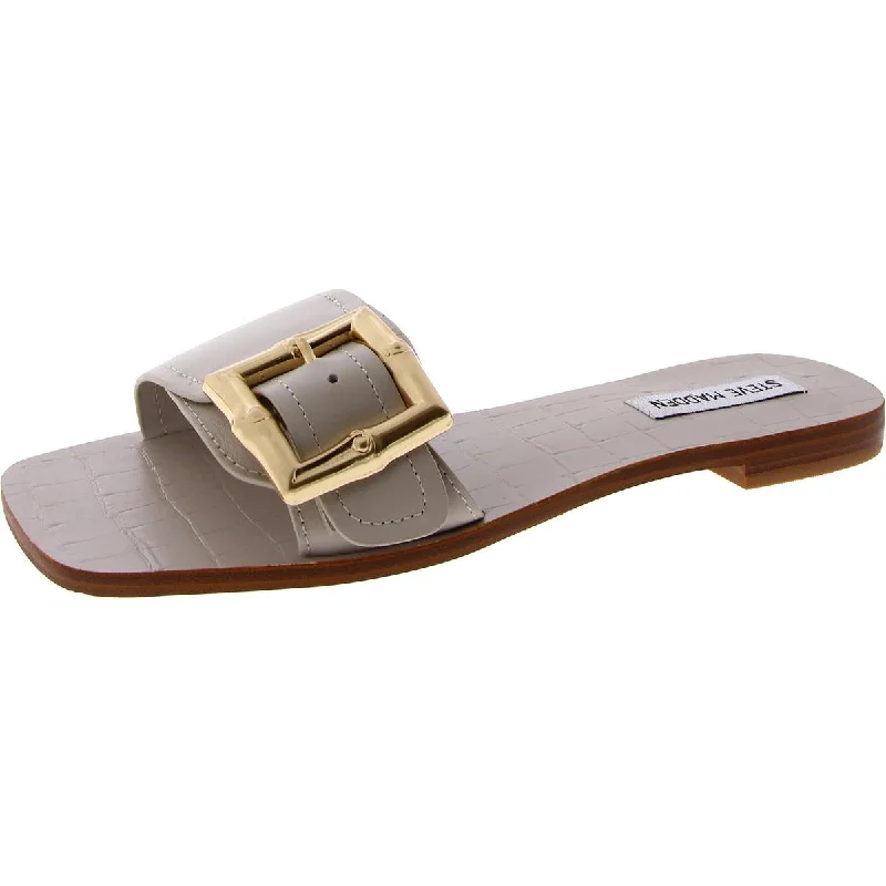 Bid Farewell To The Old Season Farrah Womens Casual Flats Slide Sandals