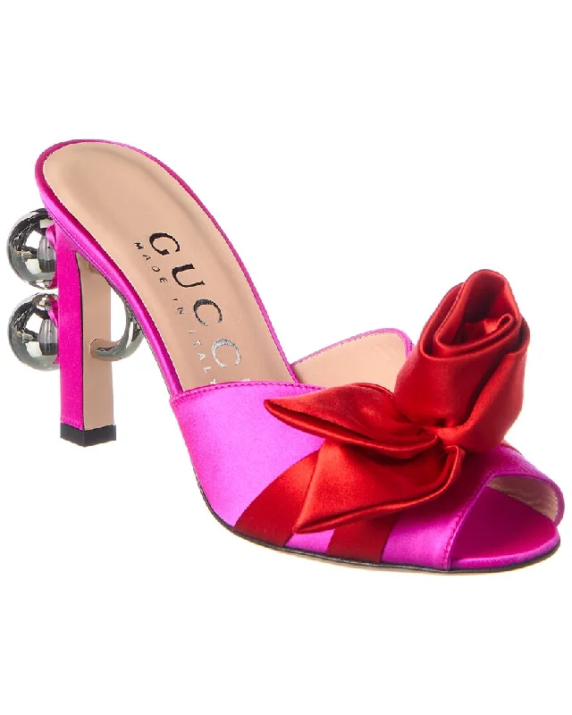 Sustainable Fashion Extravaganza Gucci Satin Sandal