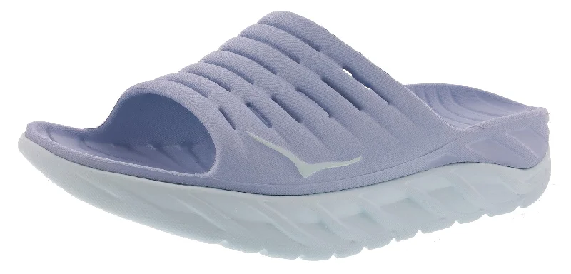 Fashion Forward Femininity Hoka Women's Ora Recovery Slide Sandals for Plantar Fasciitis
