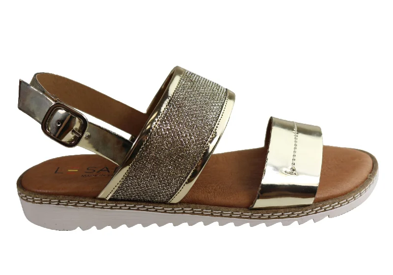 New Arrival Discount Le Sansa By CC Resorts Pamella Womens Comfy Flat Sandals Made In Spain New Arrival Discount Le Sansa By CC Resorts Pamella Womens Comfy Flat Sandals Made In Spain