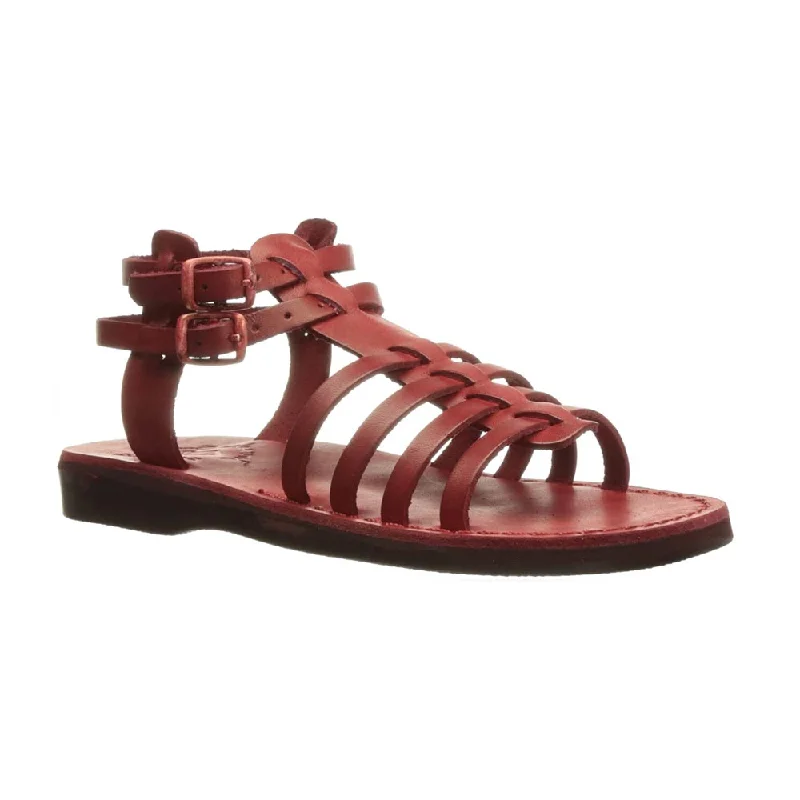 Clearance Event Leah - Leather Gladiator Sandal | Honey