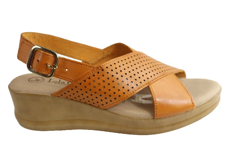 Fashion Forward, Function First Lola Canales Eden Womens Comfort Leather Wedge Sandals Made In Spain Fashion Forward, Function First Lola Canales Eden Womens Comfort Leather Wedge Sandals Made In Spain