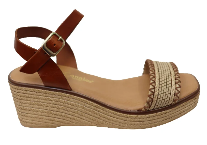 Exclusive Designer Style Deals Lola Canales Pambula Womens Spanish Leather Wedge Sandals Exclusive Designer Style Deals Lola Canales Pambula Womens Spanish Leather Wedge Sandals