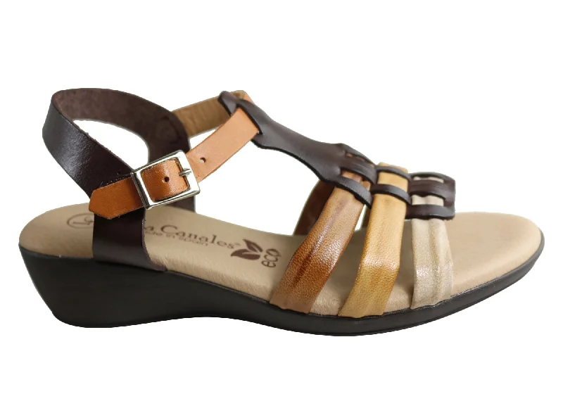 Clearance Event Lola Canales Yvette Womens Comfortable Leather Sandals Made In Spain