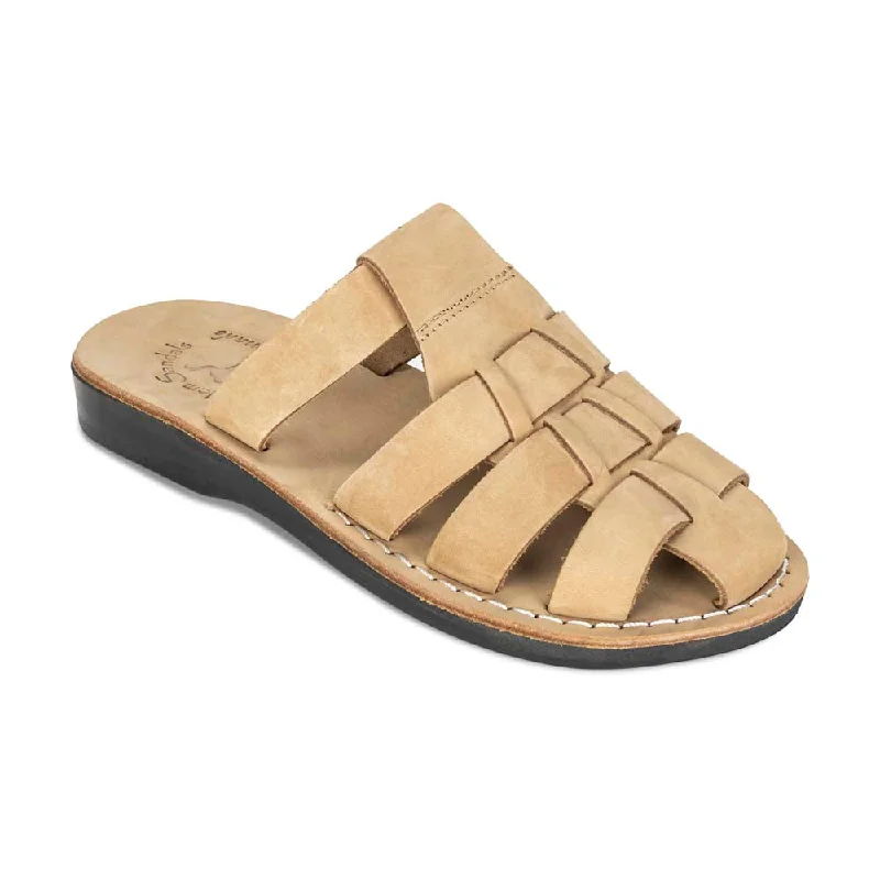 Non-Slip Shoes Sale Michael Slide - Leather Pacific Slide Sandal | Yellow Nubuck
