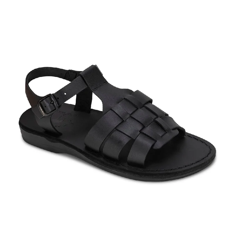 Luxury Formal Shoes Deals Mikayla - Open Toe Fisherman-Style Sandal | Black