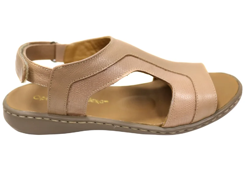 High-End Style Discounts Opananken Dallas Womens Comfortable Brazilian Leather Sandals