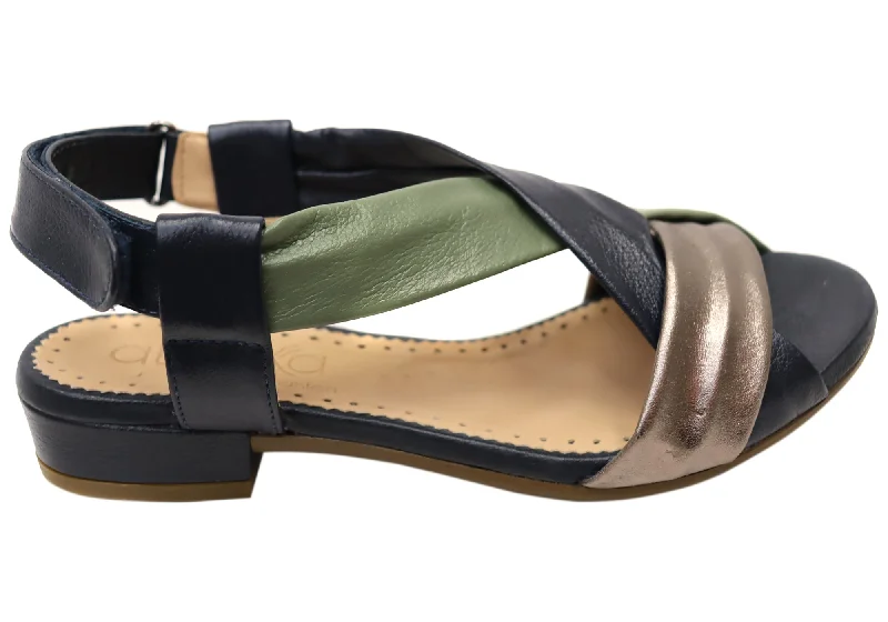 Comfortable Dressy Flats Offers Opananken Janice Womens Comfortable Brazilian Leather Sandals