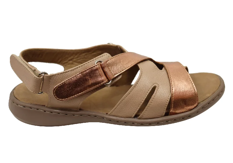 Edgy Fashion Deals Opananken Larra Womens Comfortable Brazilian Leather Sandals