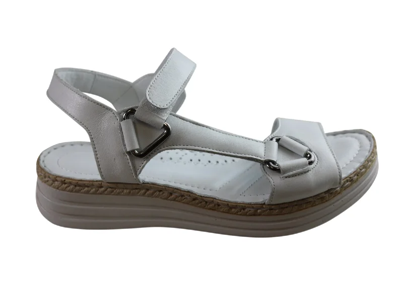 Trendy Threads Orizonte Amori Womens European Comfortable Leather Sandals