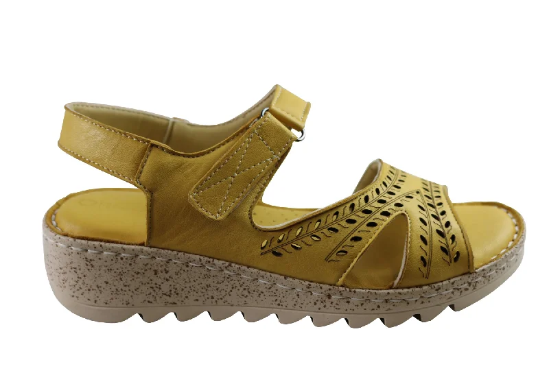Embrace New Fashion Orizonte Blanche Womens European Comfortable Leather Sandals