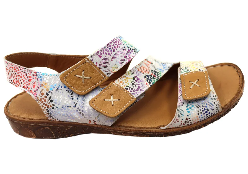 Glamorous Fashion Offers Orizonte Dakoti Womens Comfortable European Leather Sandals
