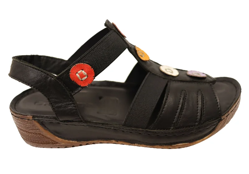 Fashionable Comfort Promotions Orizonte Ischia Womens European Comfortable Leather Sandals Fashionable Comfort Promotions Orizonte Ischia Womens European Comfortable Leather Sandals