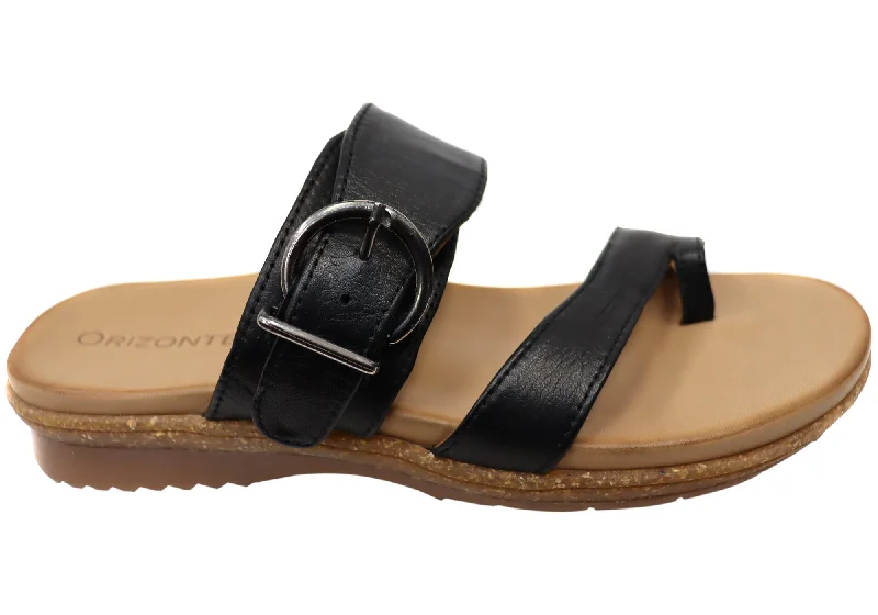 Comfortable Flats Sale Orizonte Martha Womens European Leather Thongs Sandals