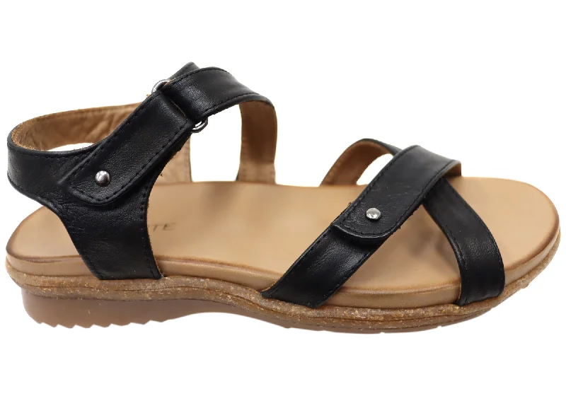 Sleek Dress Shoes Deal Orizonte Orbost Womens Comfortable European Leather Sandals