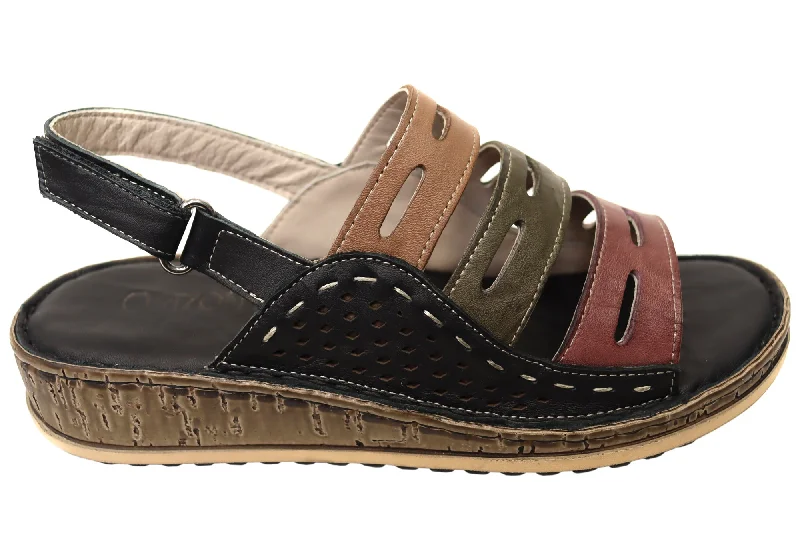 Fashionable Casual Footwear Offers Orizonte Popi Womens Comfortable European Leather Sandals Fashionable Casual Footwear Offers Orizonte Popi Womens Comfortable European Leather Sandals