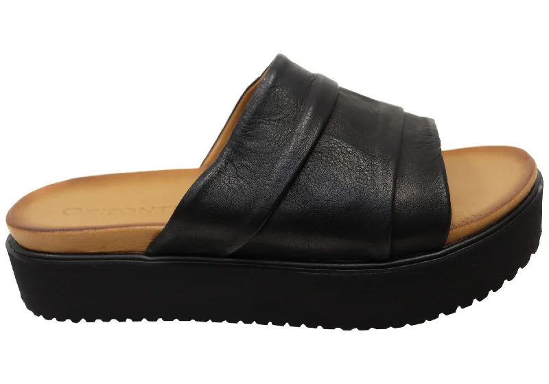 Must-Have Boots Sale Orizonte Volume Womens European Leather Platform Slides Sandals