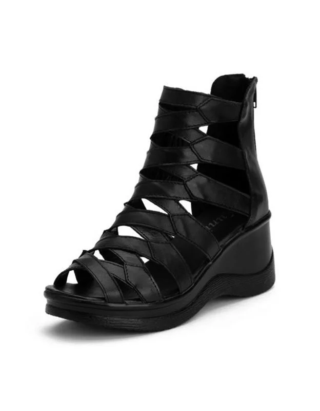 Fashionista Sale Retro Rome Style Ankle Strappy Wedge Sandals 34-41