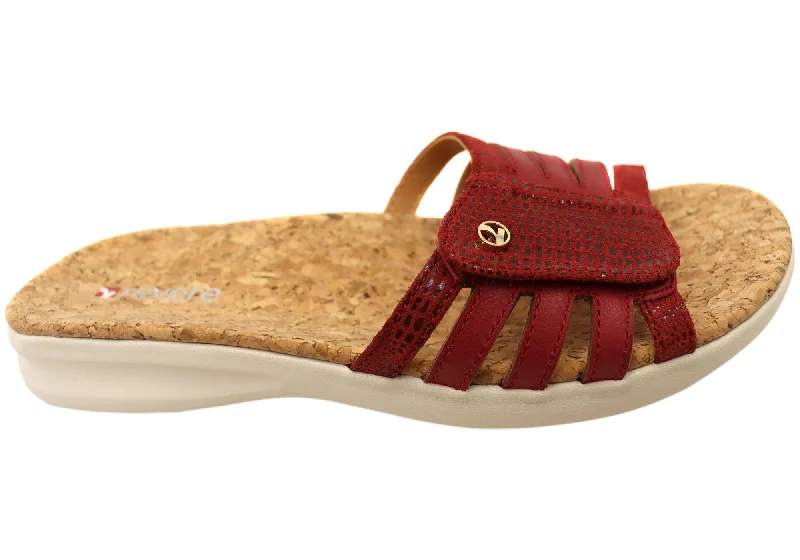 Durable Fashion Picks Revere Peru Womens Comfortable Supportive Slides Sandals