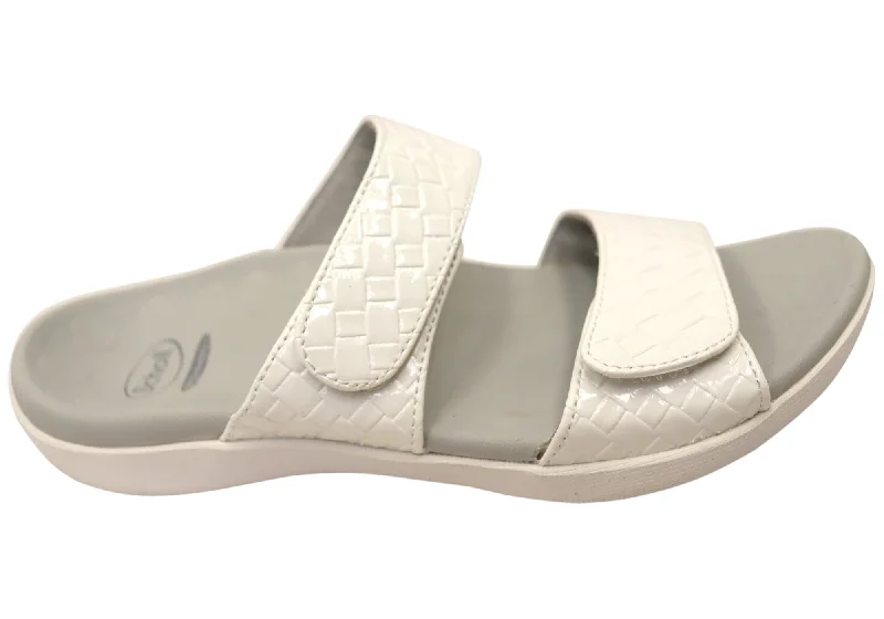 Must-Have Boots Sale Scholl Orthaheel Skye Womens Comfortable Supportive Slides Sandals