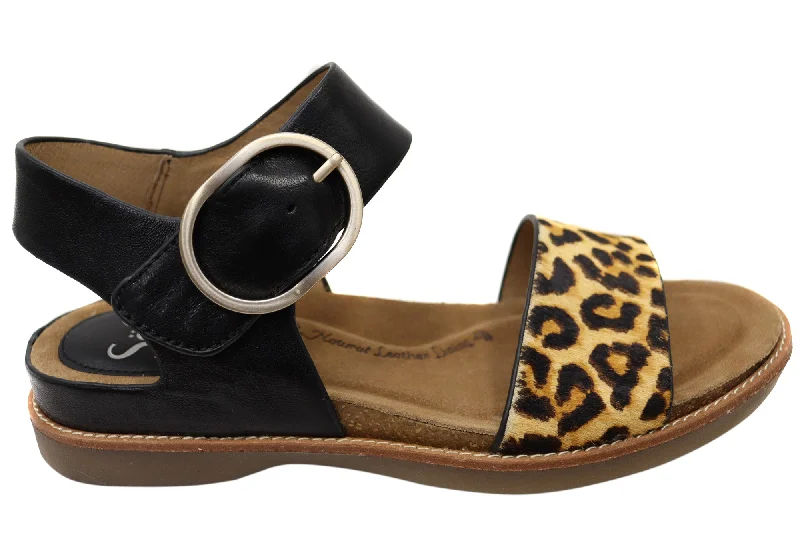 Stylish Looks Sofft Bali Womens Leather Sandals With Cushioned Comfort Footbed