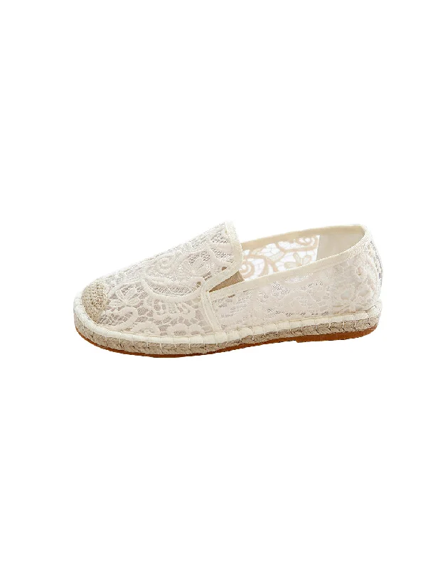 Lightweight Fashion Shoes Summer Soft Bottom Comfortable Lace Flats