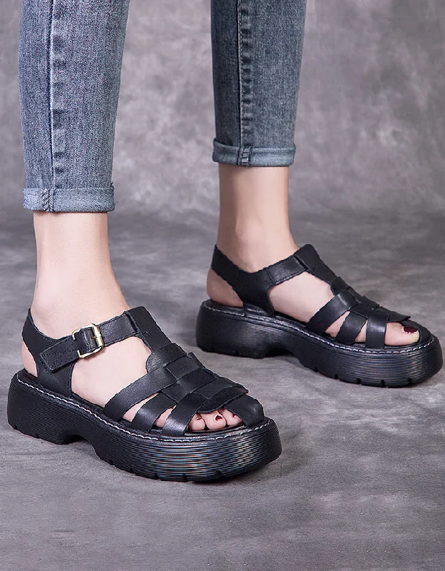 Valentine's Special Summer Woven Close Toe Sandals Slingback