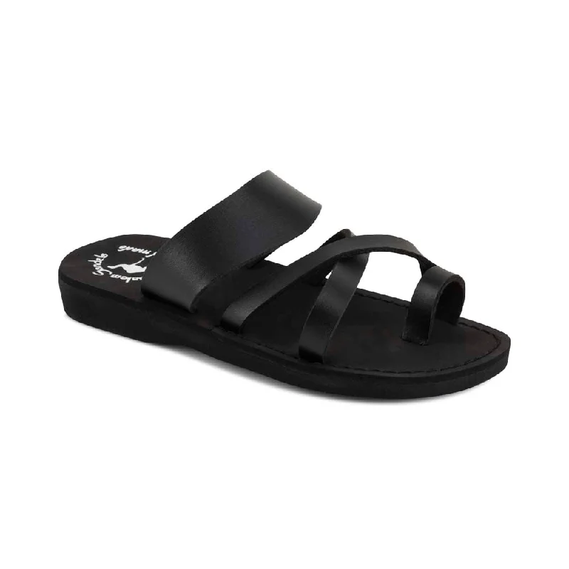 Stylish Looks The Good Shepherd  Vegan - Leather Alternative Sandal | Black
