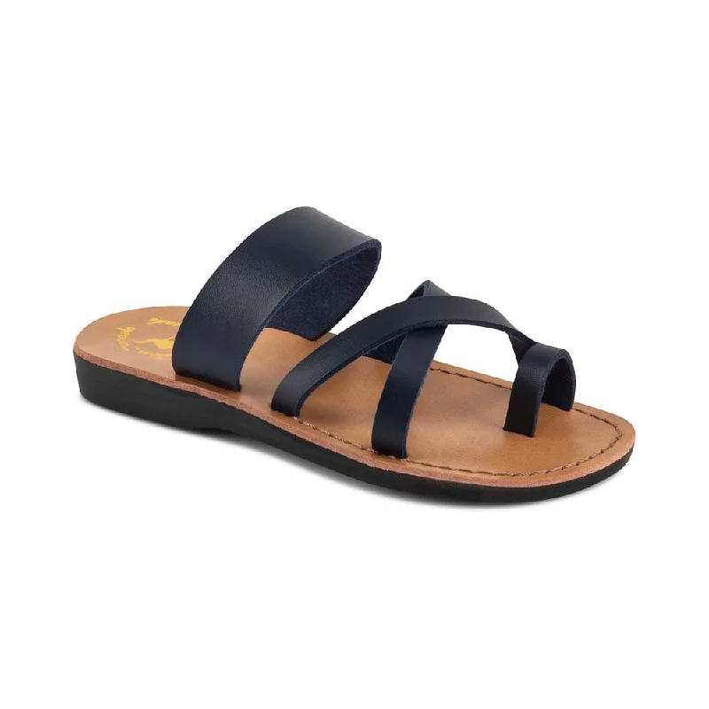 Walking Comfort Shoes The Good Shepherd  Vegan - Leather Alternative Sandal | Blue