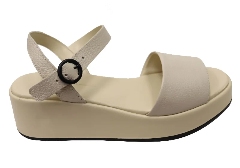 Comfortable Stretch Shoes Promotion Via Paula Silvia Womens Brazilian Comfort Leather Platform Sandals