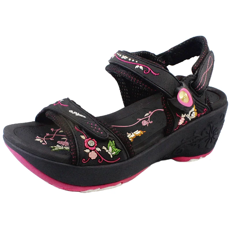 Everyday Fashion Shoes Wedge: 8698 Fuchsia