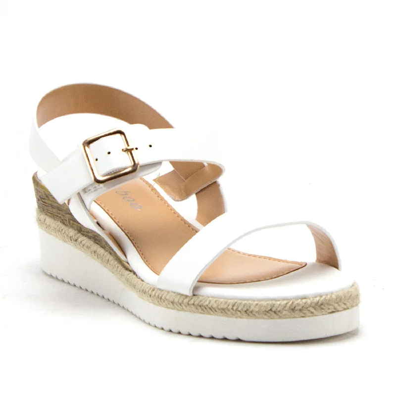 Hot Sale Women's Wanda-4 Stacked Flatform Espadrilles Slingback Strappy Open Toe Wedge Sandals
