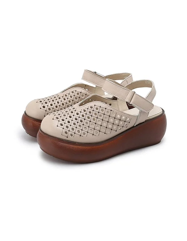 Fashionable Comfort Promotions Women's Wedge Slingback Retro Sandals